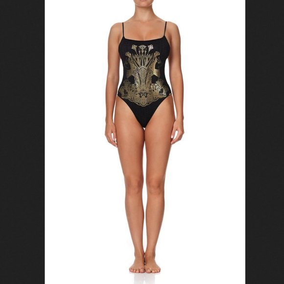 Auc CAMILLA COBRA KING STRAIGHT NECK HIGH LEG ONE PIECE - Picture 9 of 16